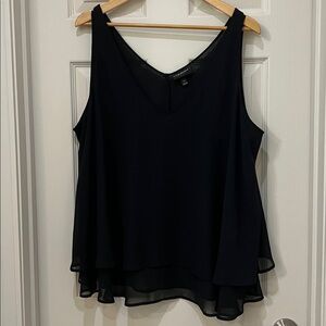 Lane Bryant Black Sleeveless Top